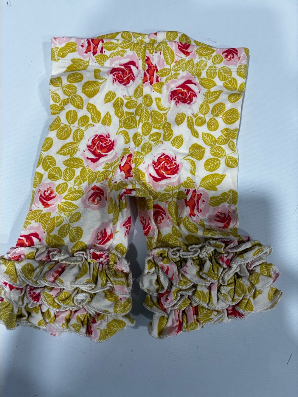 SweetHoney Ruffle Floral Leggings